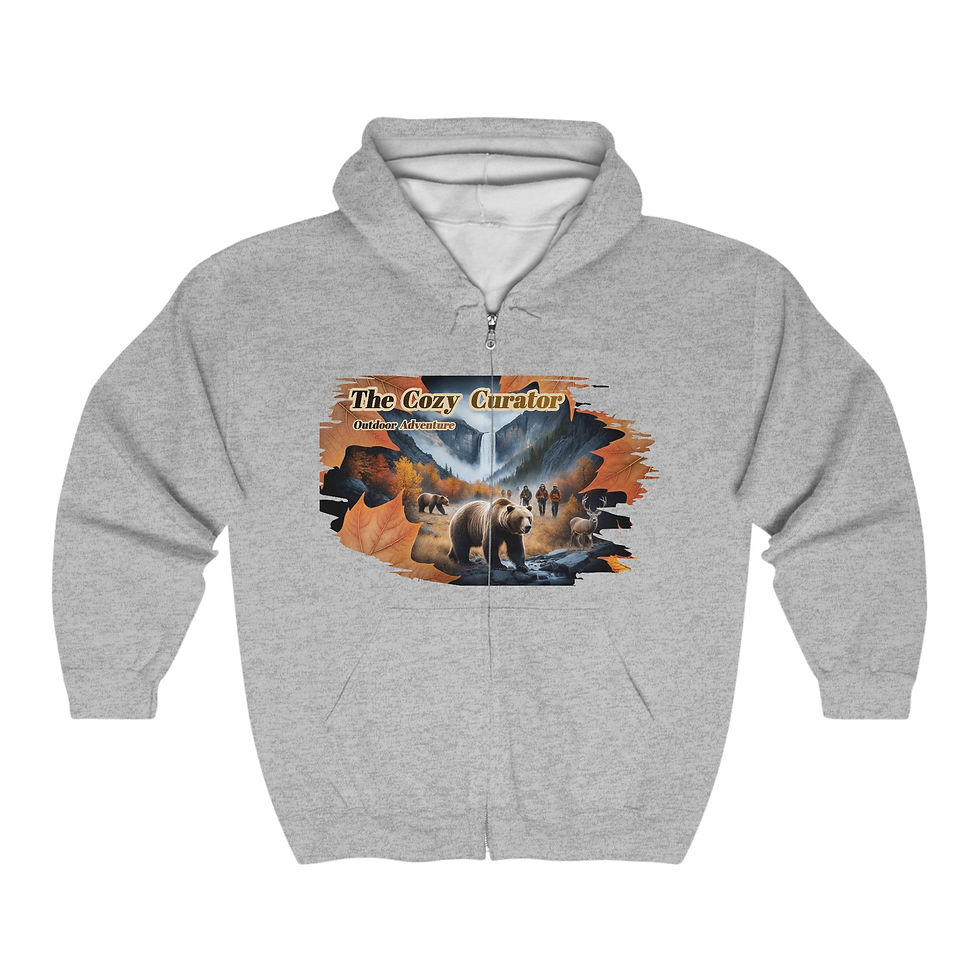 Thumbnail: The Cozy Curator Unisex Heavy Blend™ Full Zip Hooded Sweatshirt