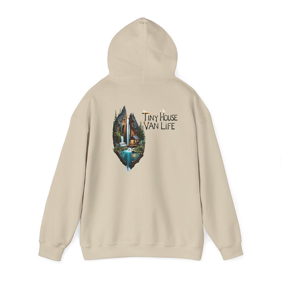 Thumbnail: Charcoal wood Unisex Heavy Blend™ Hooded Sweatshirt