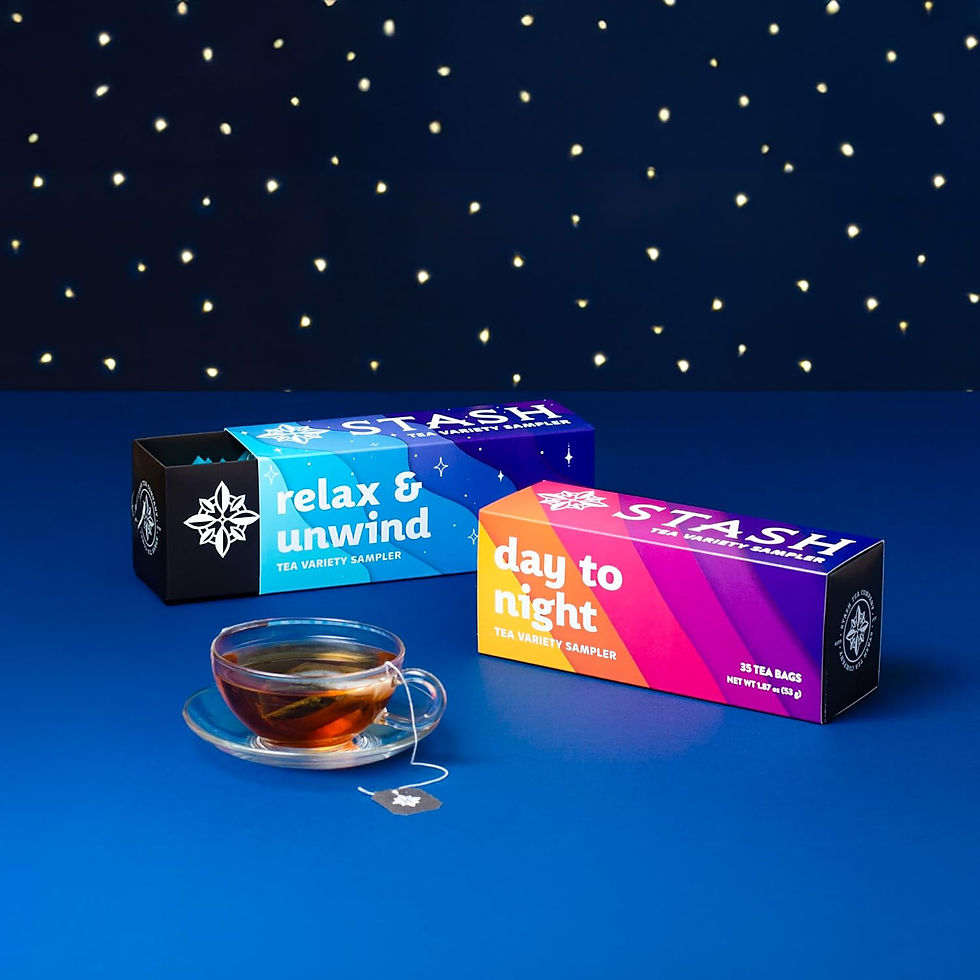 Thumbnail: Stash Tea Green Tea Variety Pack Sampler Assortment - Caffeinated, Non-GMO Proj