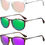 Thumbnail: -Retro Women Sunglasses Round Classic 7900 Star Points