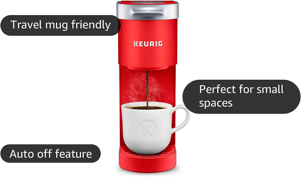 Thumbnail: Keurig K-Mini Single Serve K-Cup Pod Coffee Maker, 6 to 12oz Brew size, with Co