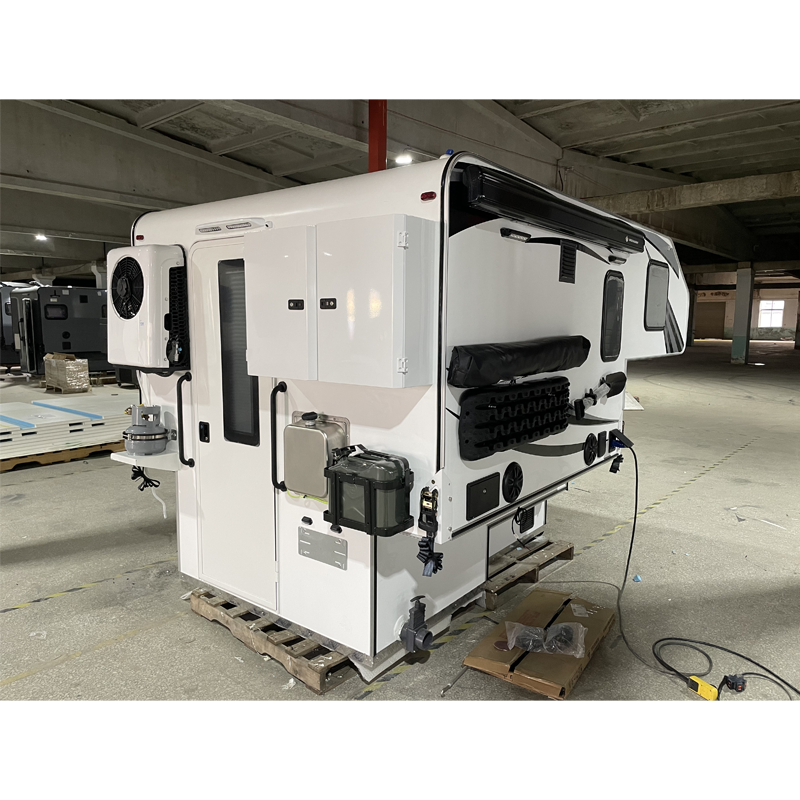 Thumbnail: Pickup Truck Hardtop Camper With Slide Out Kitchen