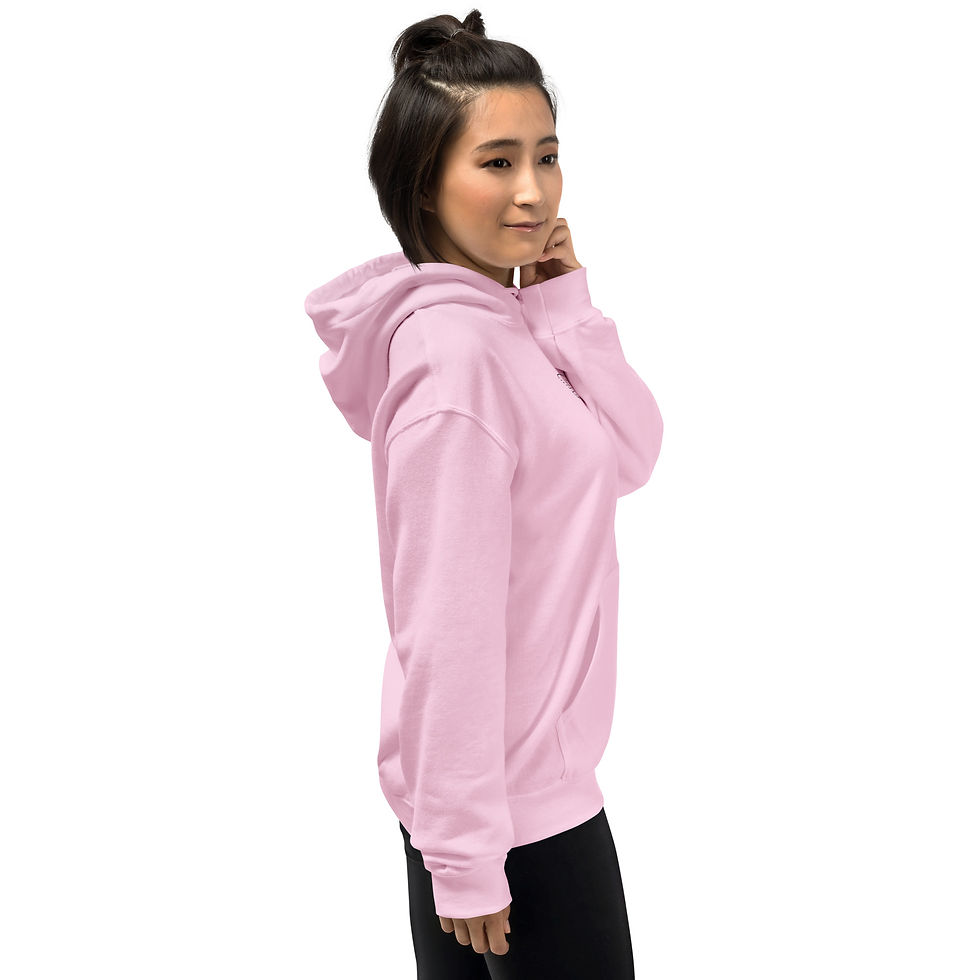 Thumbnail: Front Embroidery Back Print  Butterfly Unisex Hoodie