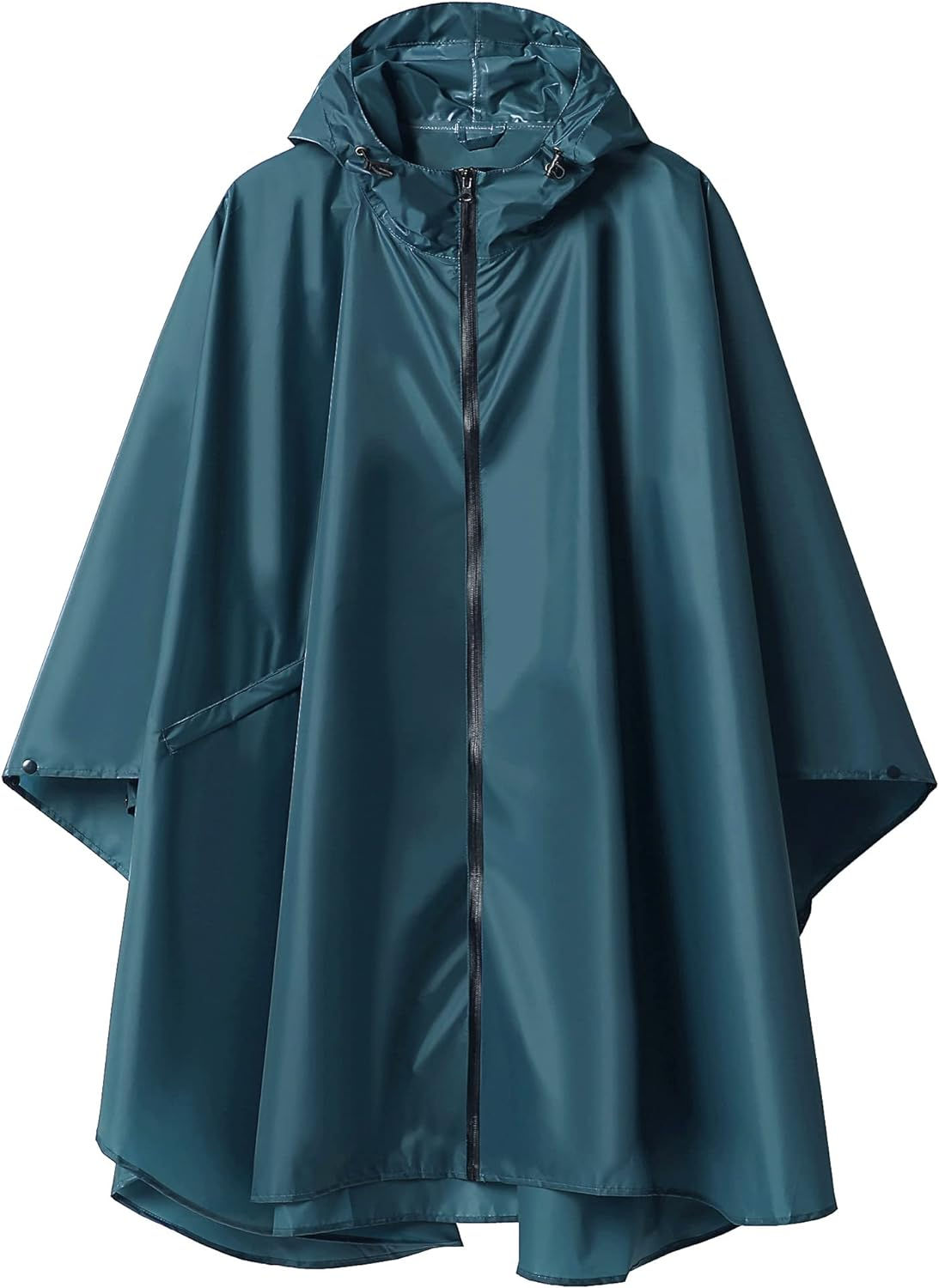 -Unisex Rain Poncho Raincoat Hooded for Adults W/Pockets 5900 Star Points