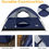 Thumbnail: - Family Dome Tent with Removable Rain Fly, Easy Setup 15900 Star Points