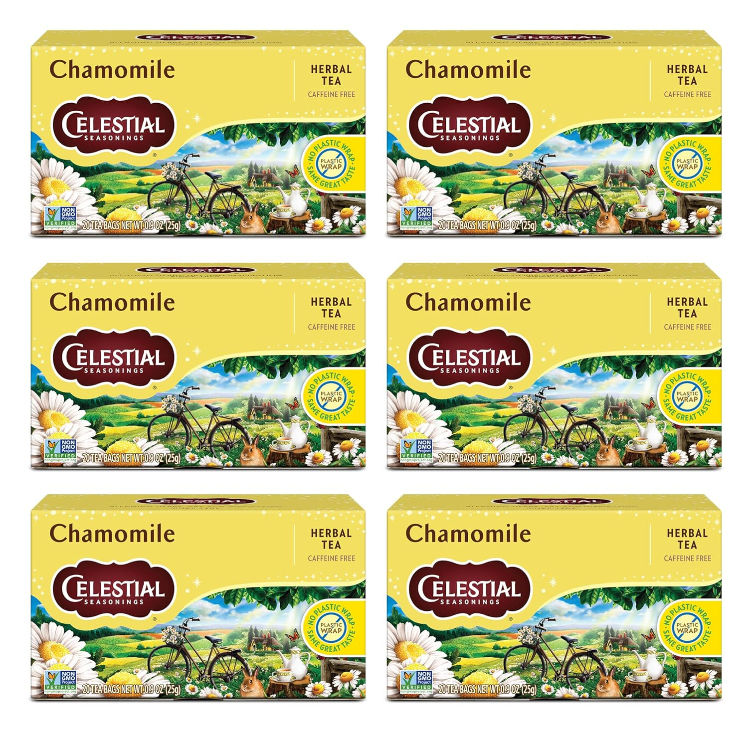 Celestial Seasonings Herbal Tea, Bengal Spice, Caffeine Free, 20 Tea Bags (Pack
