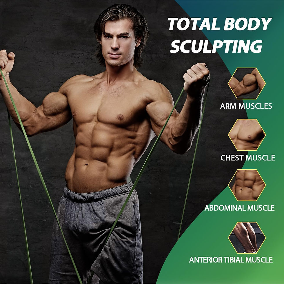 Thumbnail: LEEKEY Resistance Bands, Exercise Bands Pull Up Assist Bands - Workout Bands Se