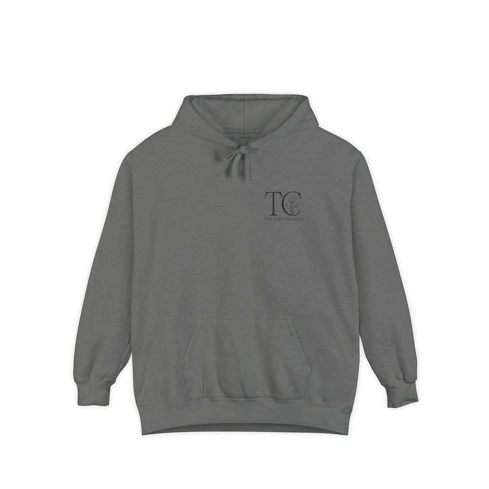 Thumbnail: The Cozy Curator Unisex Garment-Dyed Hoodie