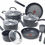Thumbnail: -T-fal Ultimate Hard Anodized Nonstick Cookware Set 17 Piece,  12900 Star Points