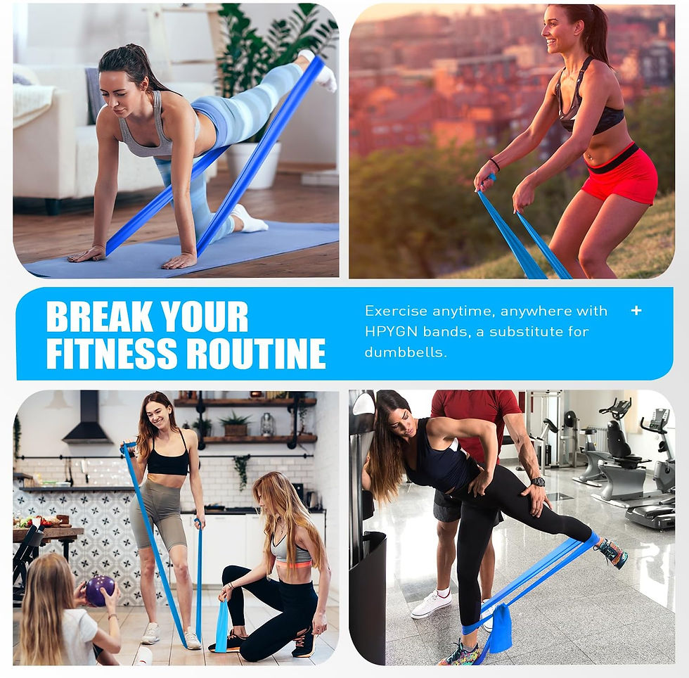 Thumbnail: Resistance Bands, Exercise Bands, Physical Therapy Bands for Strength Training,