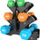 Thumbnail: -Dumbbells Compatible with Set of 2 ,10 Colors Options 4900 Star Points