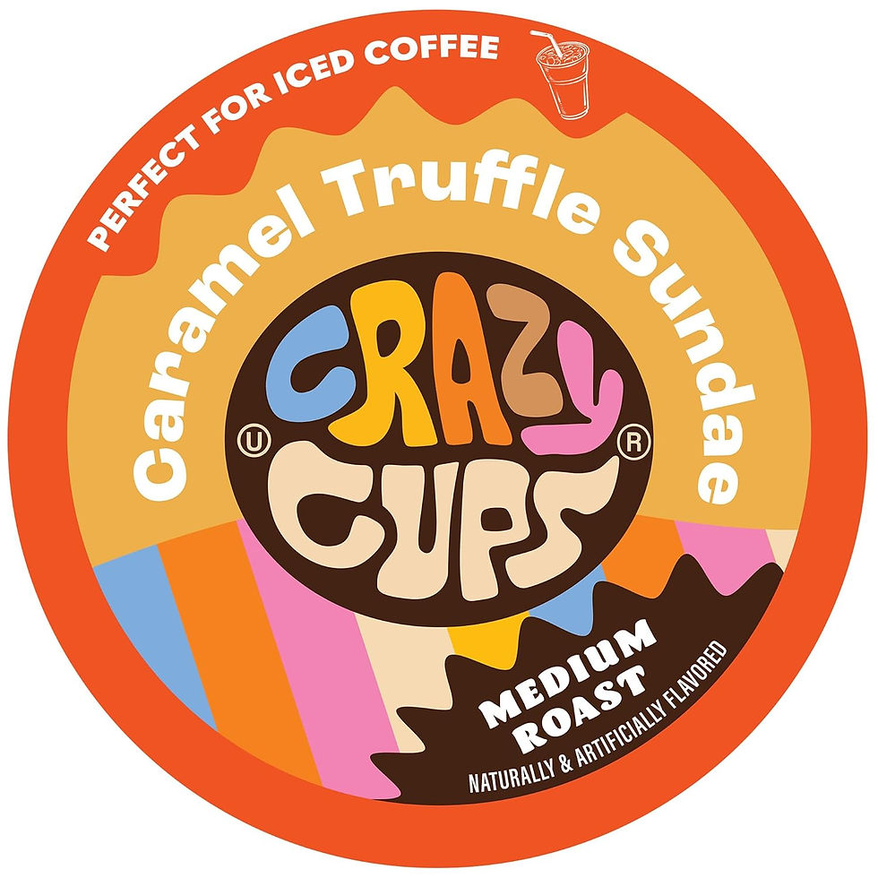 Thumbnail: Crazy Cups Flavored Coffee for Keurig K-Cup Machines, Butter Pecan Swirl, Hot o