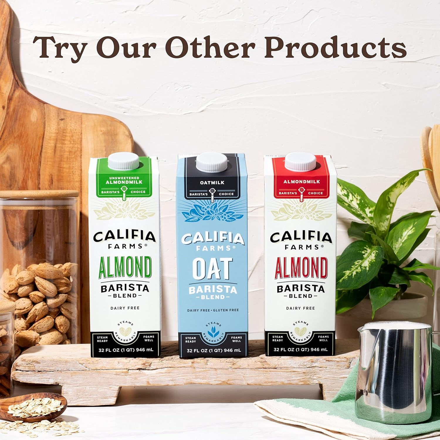 -Cali- Farms - Original Almond Barista Blend Almond Milk 7900 Star Points