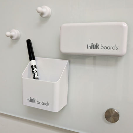 Does glass work as a dry erase board?