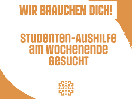Wir brauchen dich!