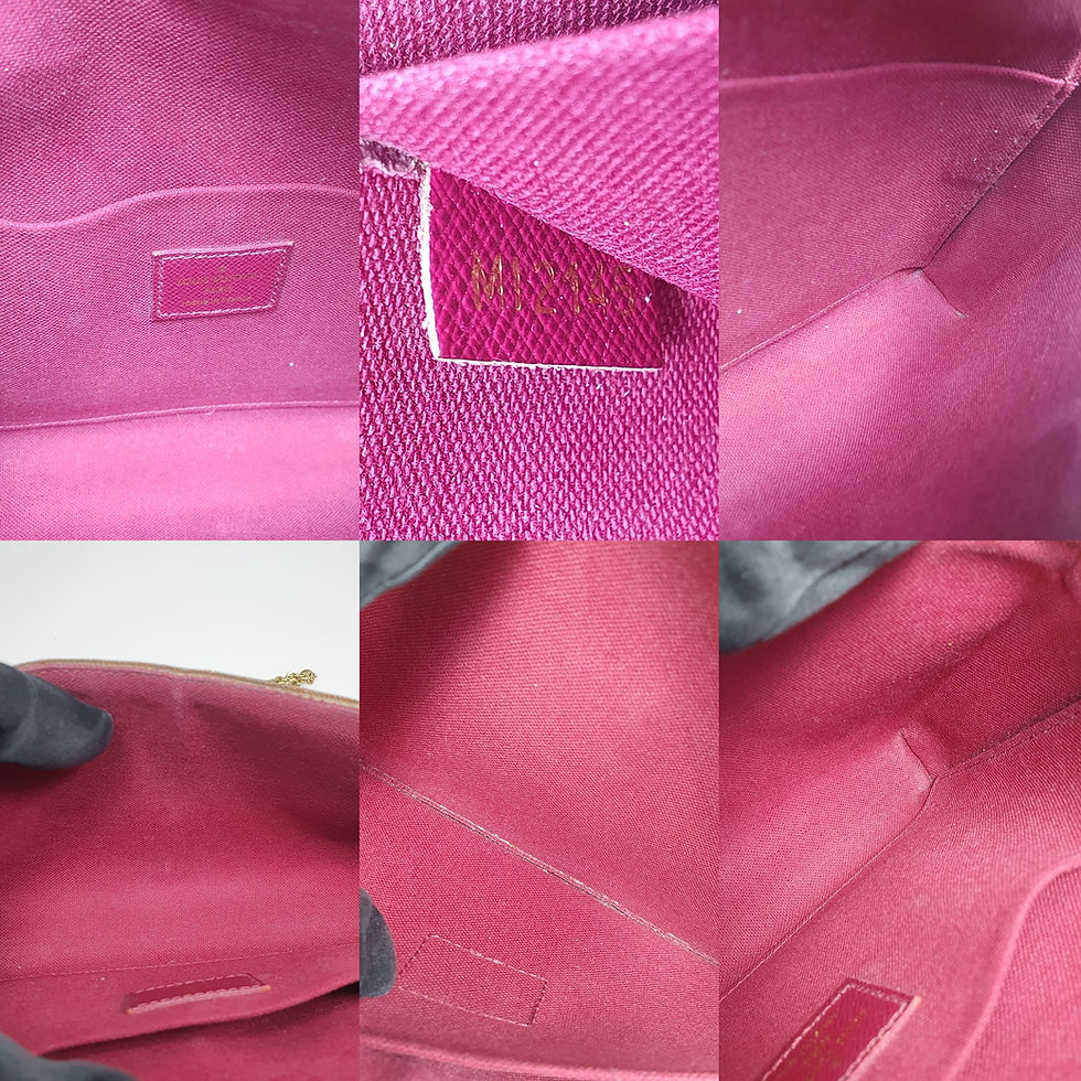 Thumbnail: Louis Vuitton Pochette Felicie GM Monogram Fuchsia M61276 LF775