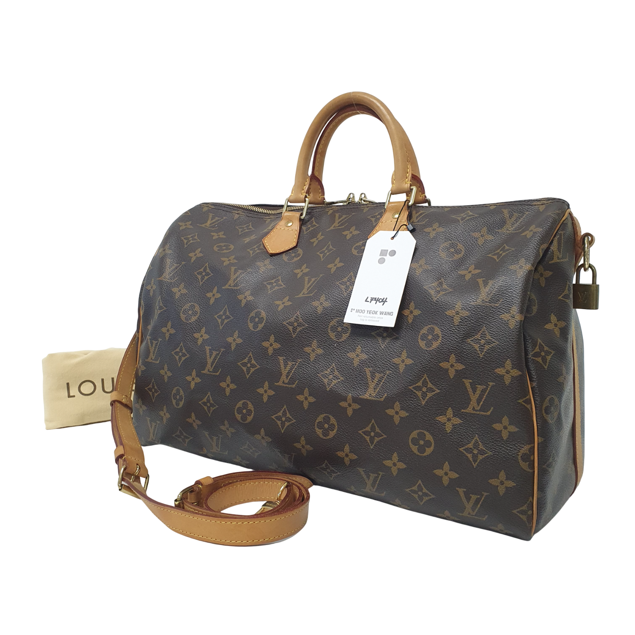 LOUIS VUITTON Speedy Bandouliere 40 Monogram M40393 LF404