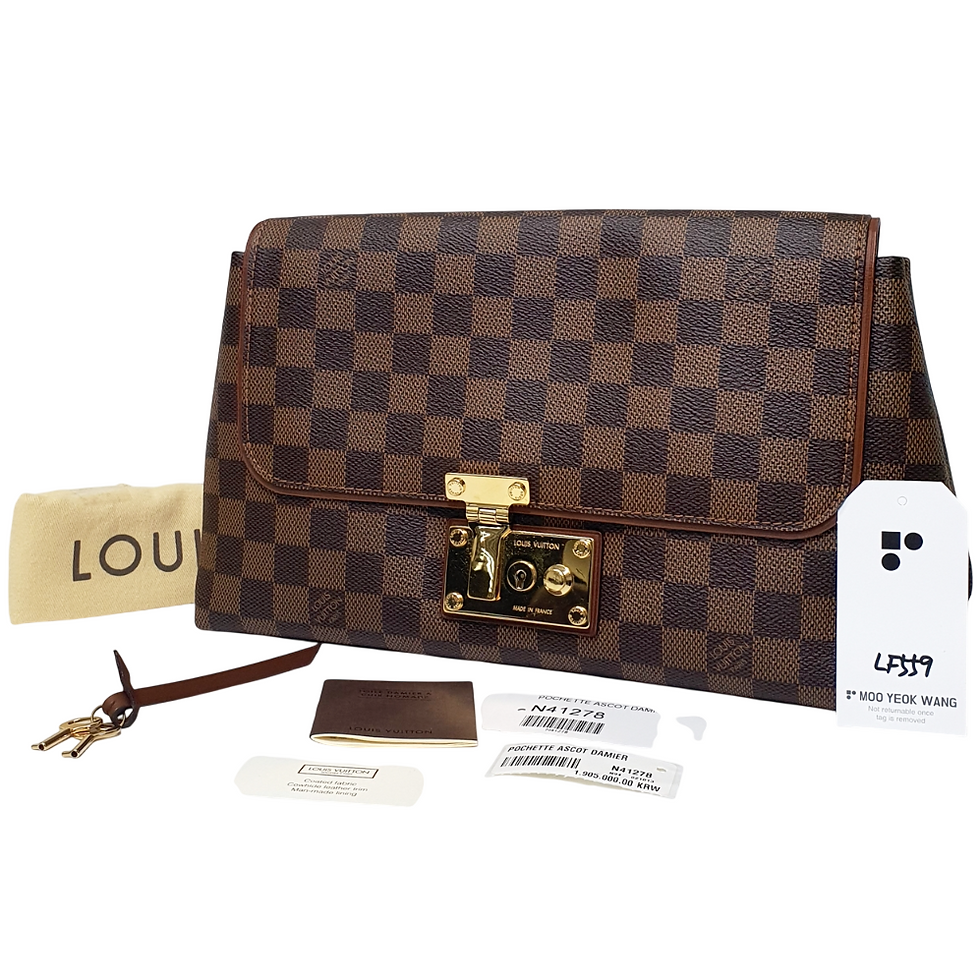 Thumbnail: Louis Vuitton Damier Clutch N41278 LF559