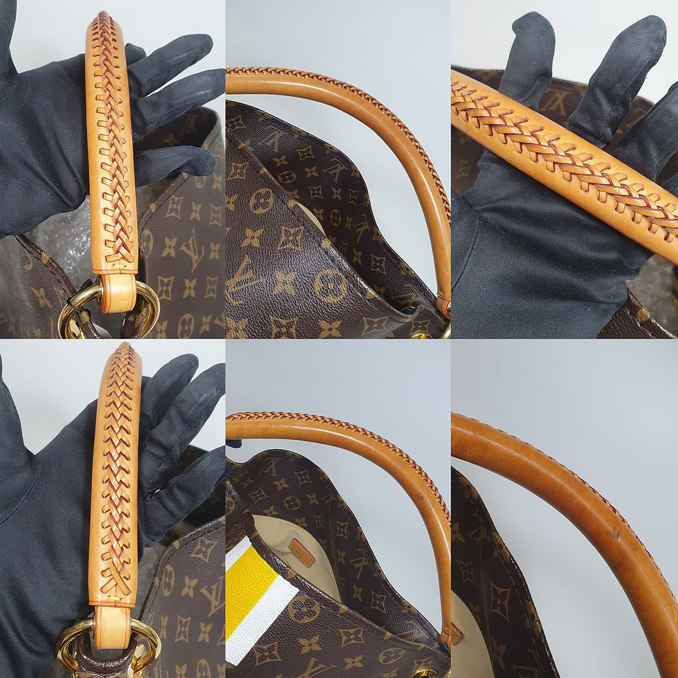 Thumbnail: Louis Vuitton Artsy MM Monogram M40249 Initial Engraving LF730