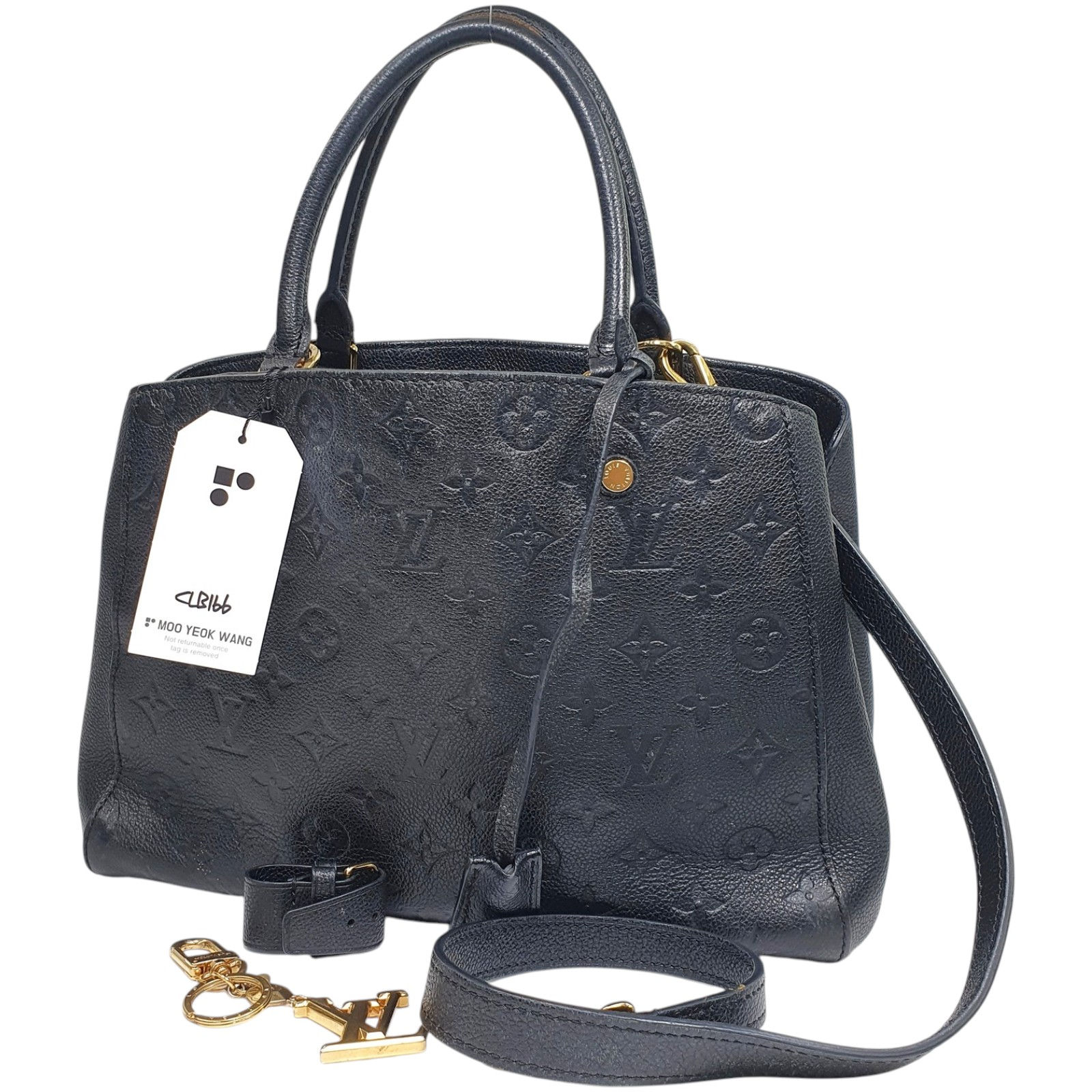 Louis Vuitton Montaigne MM Empreinte + Keyring M41048 CLB166