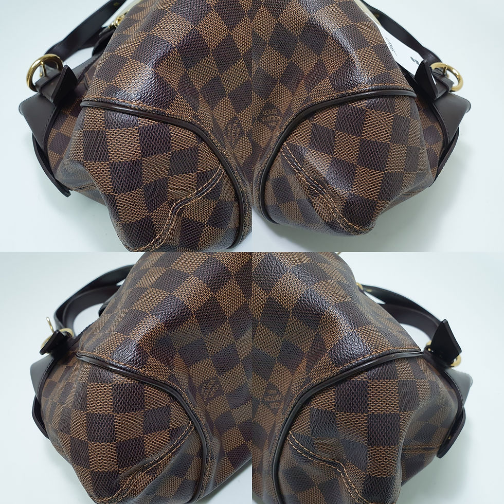 Thumbnail: Louis Vuitton Sistina MM Damier Ebene N41541 Engraved Initials LF565