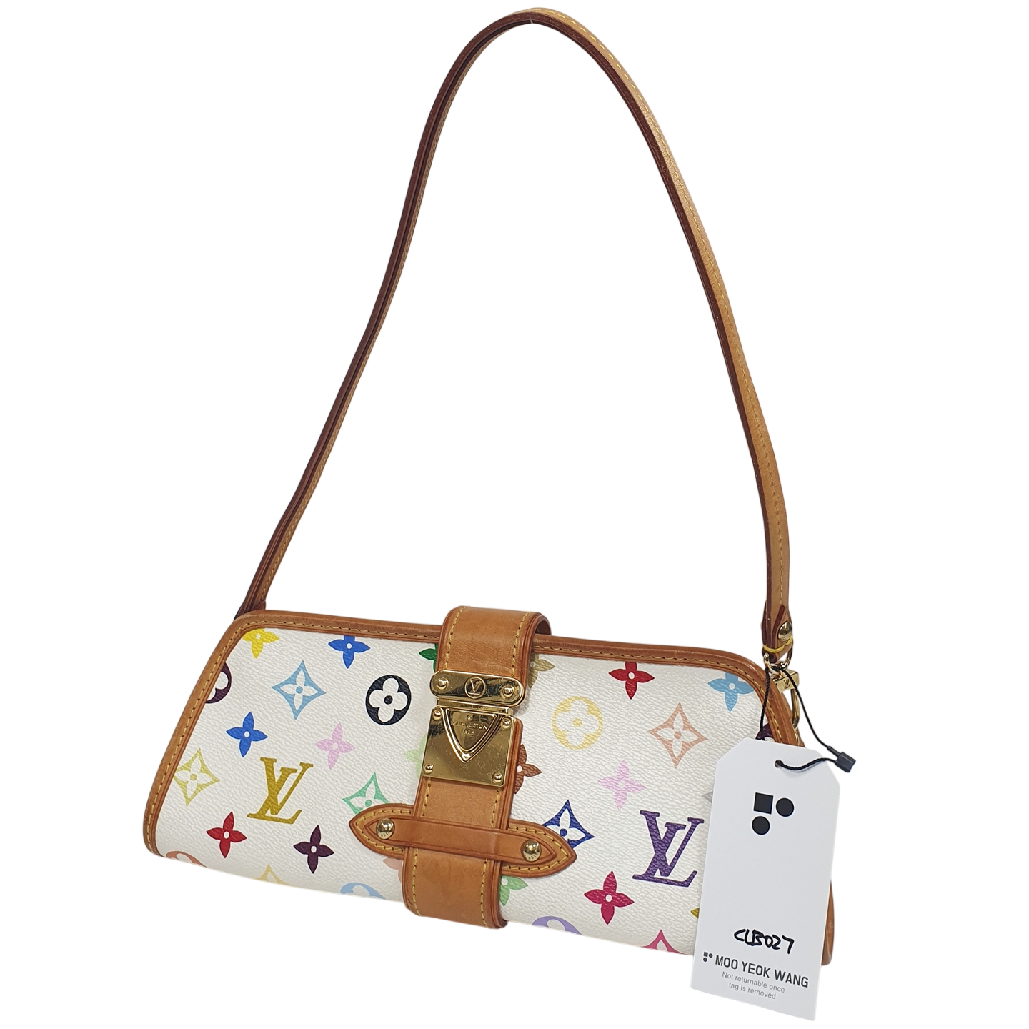 Louis Vuitton Shirley Monogram Multicolor Blanc M40049 CLB027