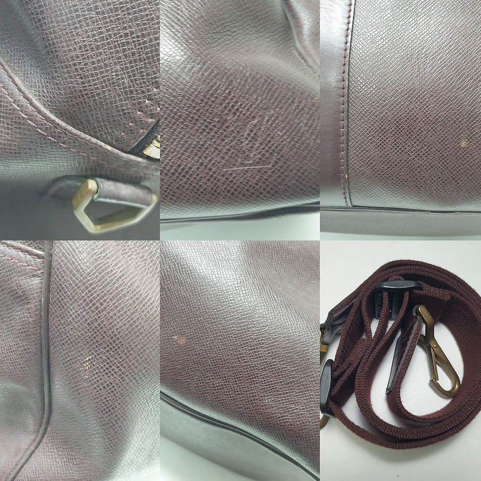 Thumbnail: LOUIS VUITTON Taiga Kendall GM Boston M30116 A Little Old Smell LF148
