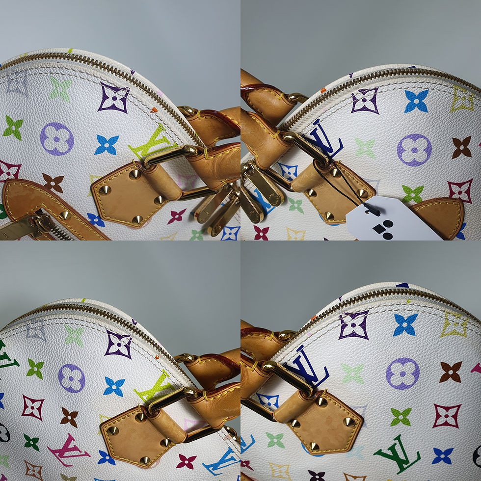 Thumbnail: LOUIS VUITTON Alma Monogram Multicolor Blanc M92647 CLA599