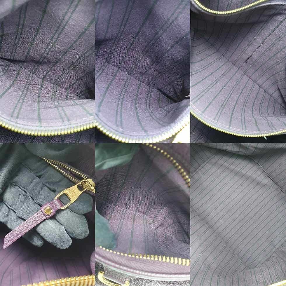 Thumbnail: Louis Vuitton Lumineuse PM Empreinte M94170 Side Edge Crack LF703