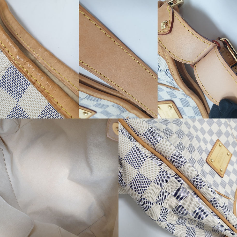 Thumbnail: LOUIS VUITTON Galliera PM Damier Azur N55215 LF084