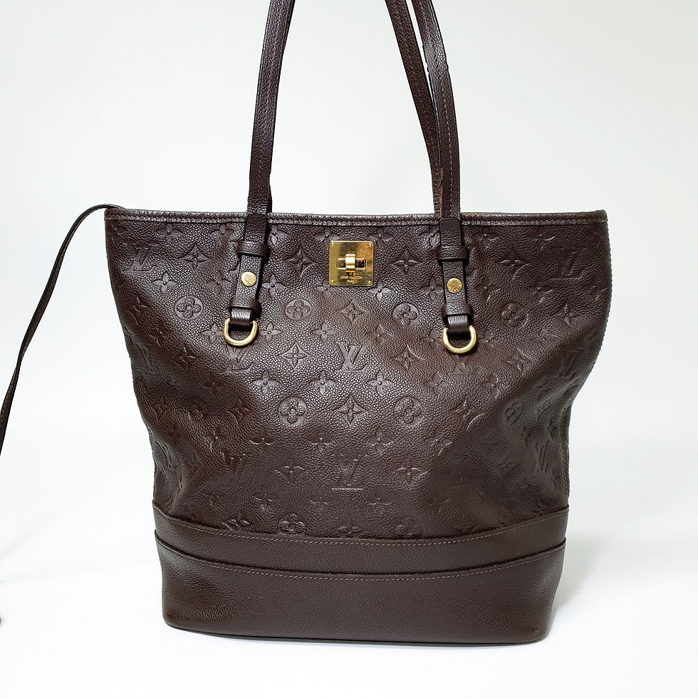 Thumbnail: Louis Vuitton Citadine Empreinte Brown M40517 LF532