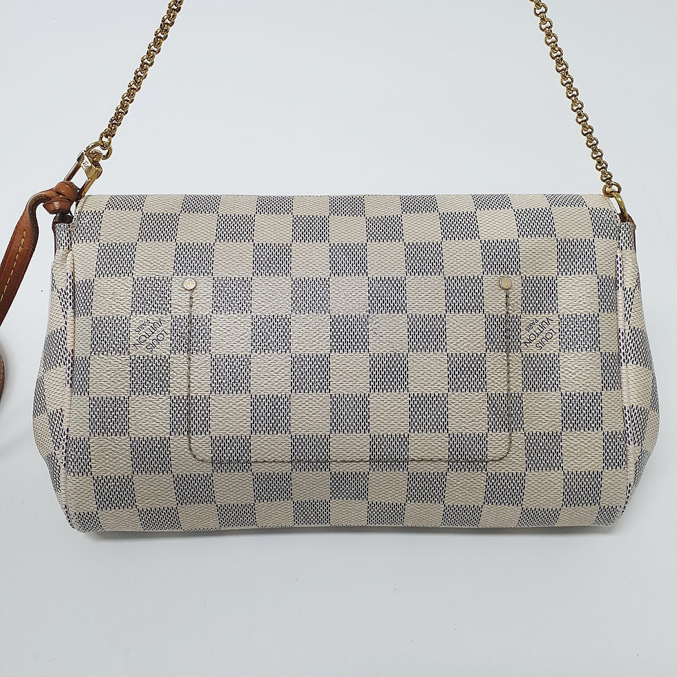 Thumbnail: LOUIS VUITTON Favorite MM Damier Azur N41275 CLA535