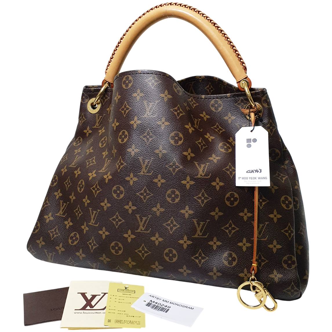 LOUIS VUITTON Artsy MM Monogram M40249 CLA763