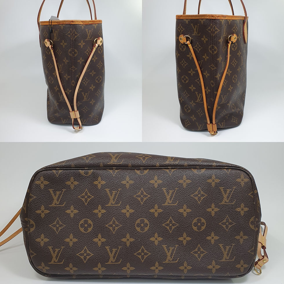 Thumbnail: Louis Vuitton Neverfull MM M41178 Broken Adjustable Strap CLB097