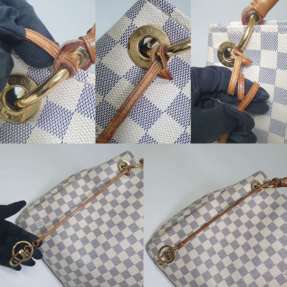 Thumbnail: Louis Vuitton Artsy MM Damier Azur N41174 LF673