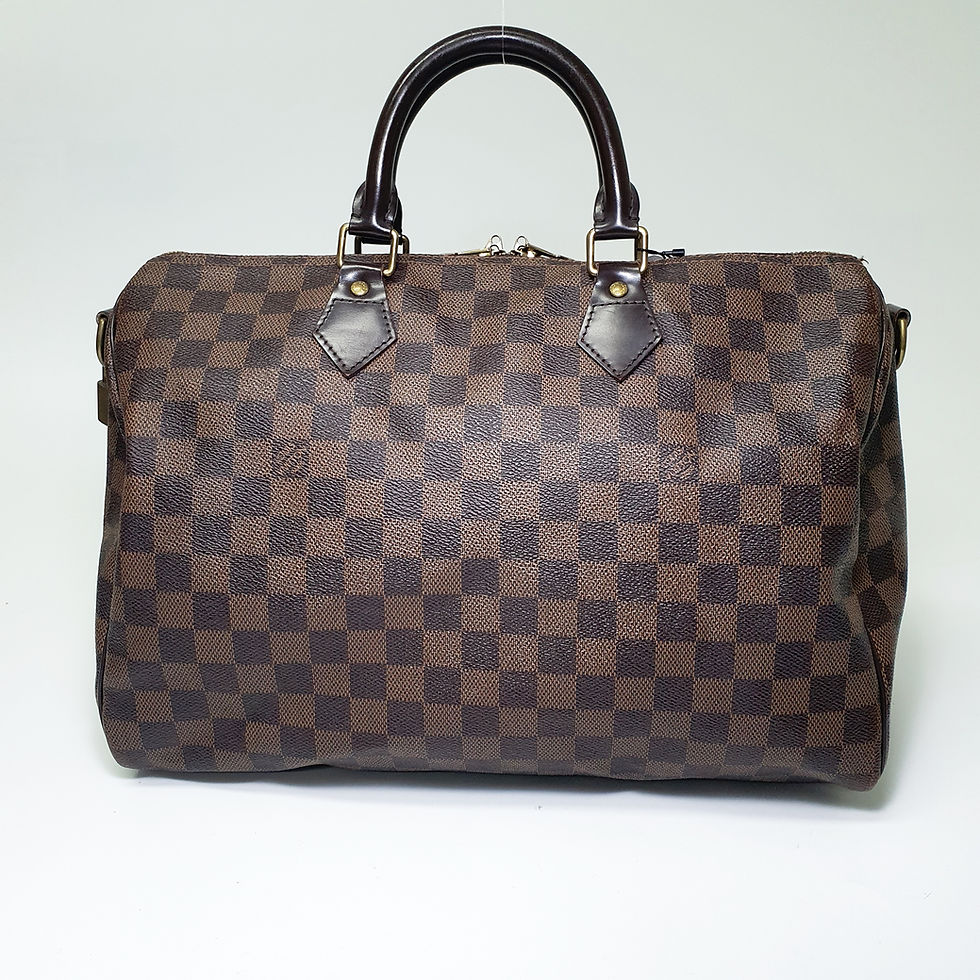 Thumbnail: Louis Vuitton Speedy Bandouliere 35 Damier Ebene N40591 CLA812