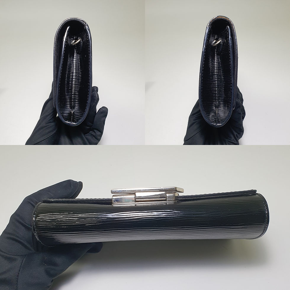 Thumbnail: Louis Vuitton Louise PM Epi Patent M41627 StrapJoint Broke CLA890