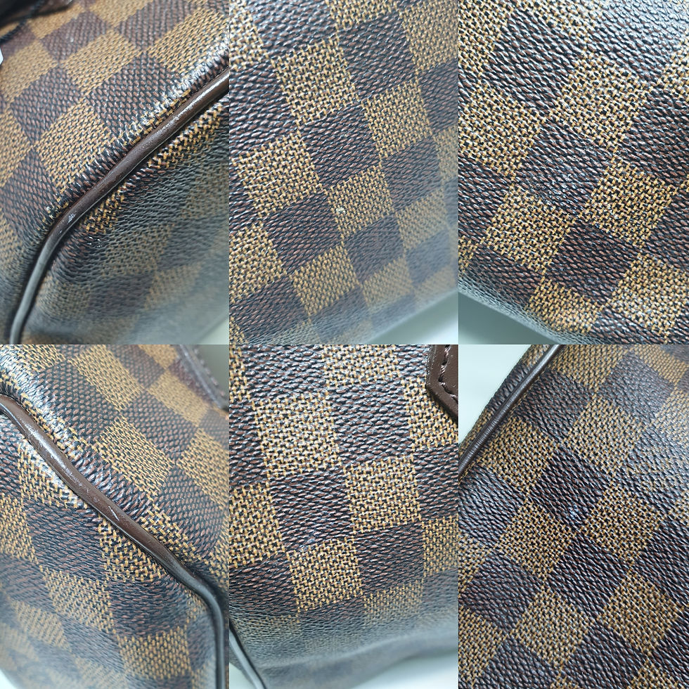 Thumbnail: LOUIS VUITTON Speedy 25 Damier Ebene N41532 No Two Keys and Lock LF310