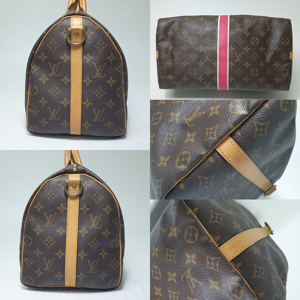 Thumbnail: LOUIS VUITTON Speedy Bandouliere 35 Monogram P00217 Printed Initial CLA421