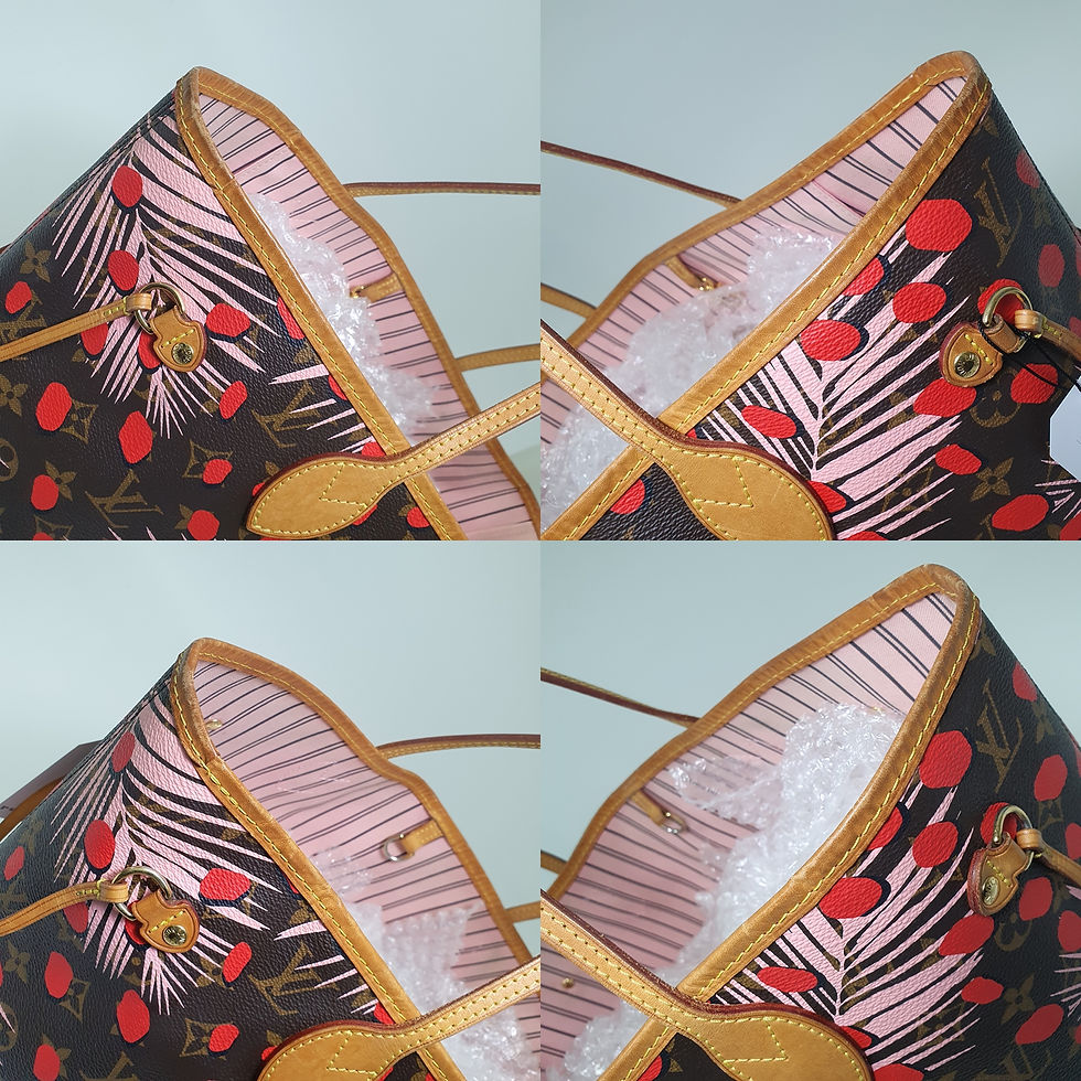 Thumbnail: LOUIS VUITTON Neverfull MM Jungle Dot Monogram M41979 No Pouch CLA620