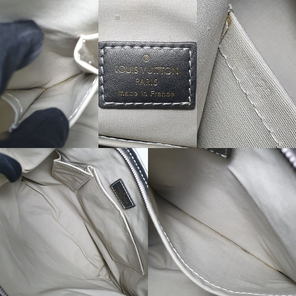 Thumbnail: LOUIS VUITTON Mini Lin Besace Ang?le M95617 No Shoulder Strap LF311