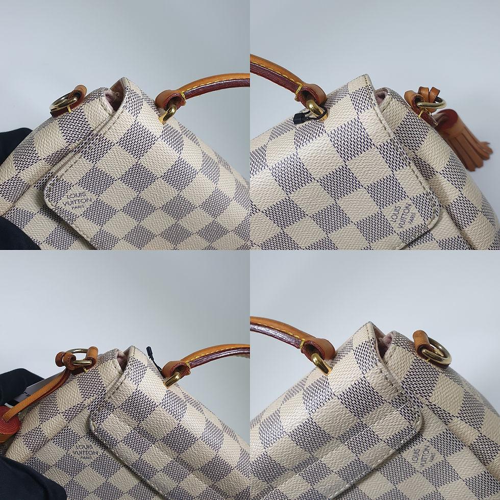 Thumbnail: Louis Vuitton Croisette Damier Azur N41581 LF521