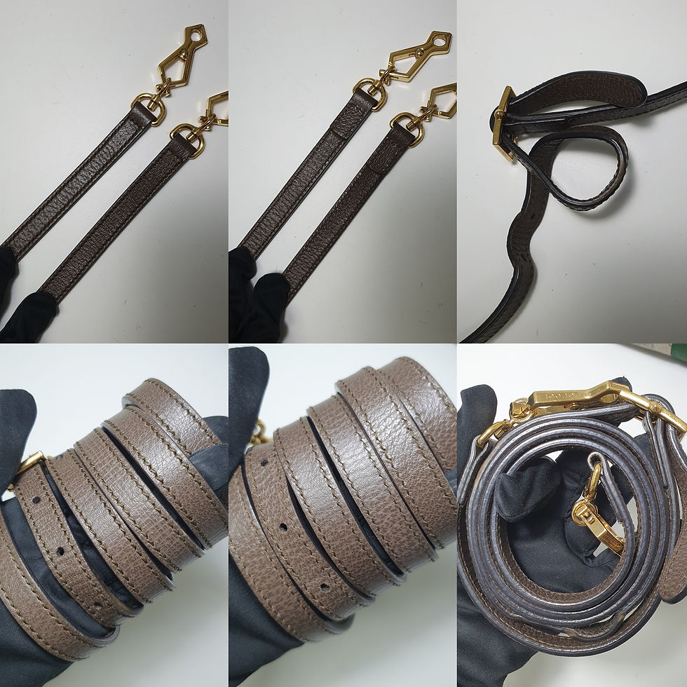 Thumbnail: GUCCI GG Supreme Ophidia PVC leather 2 Way Handbag 524537 CGA027