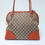 Thumbnail: GUCCI 323673 Leather Canvas Tote Bag Shoulder Handbag GA272