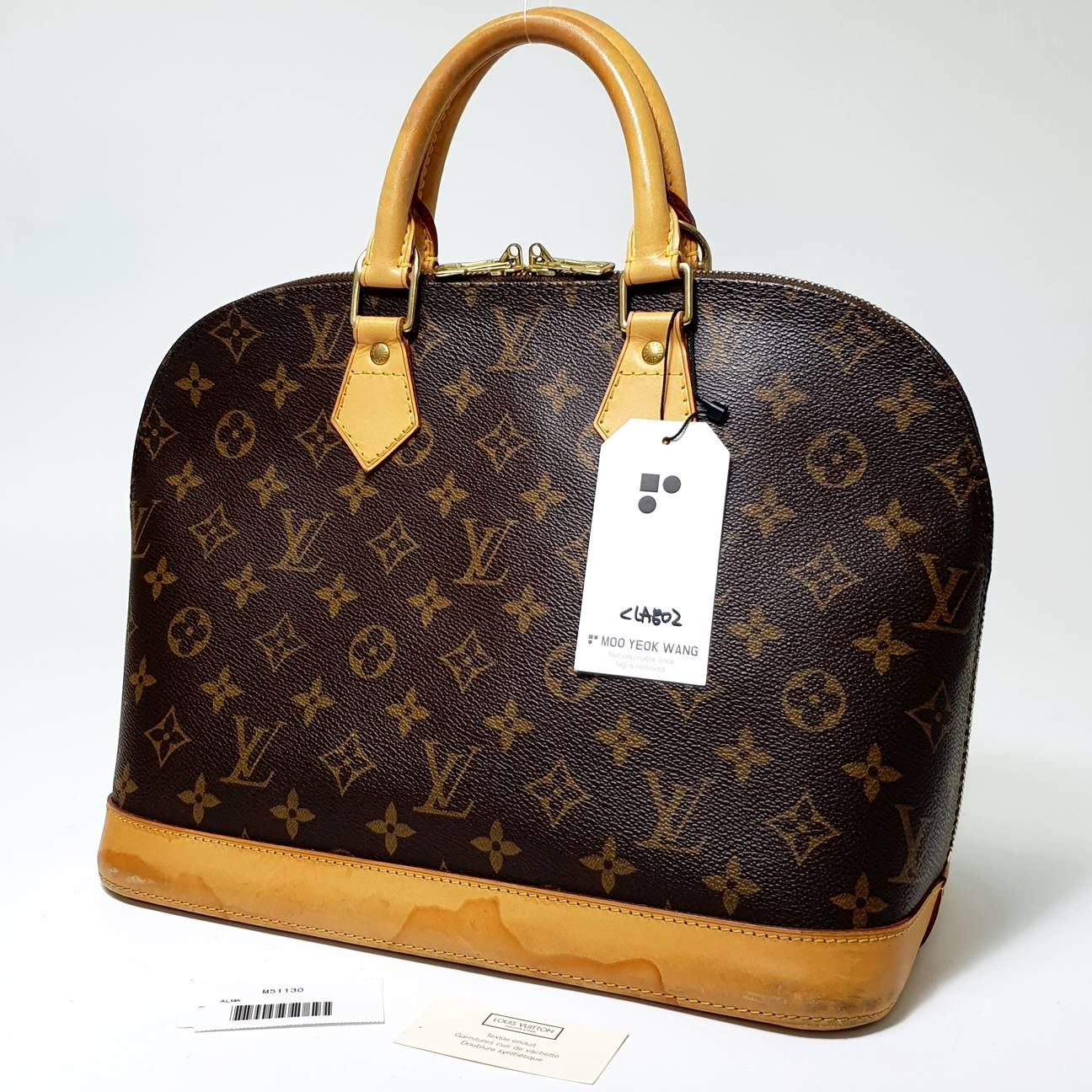 Louis Vuitton Alma Monogram M51130 No Lock & Keys CLA802