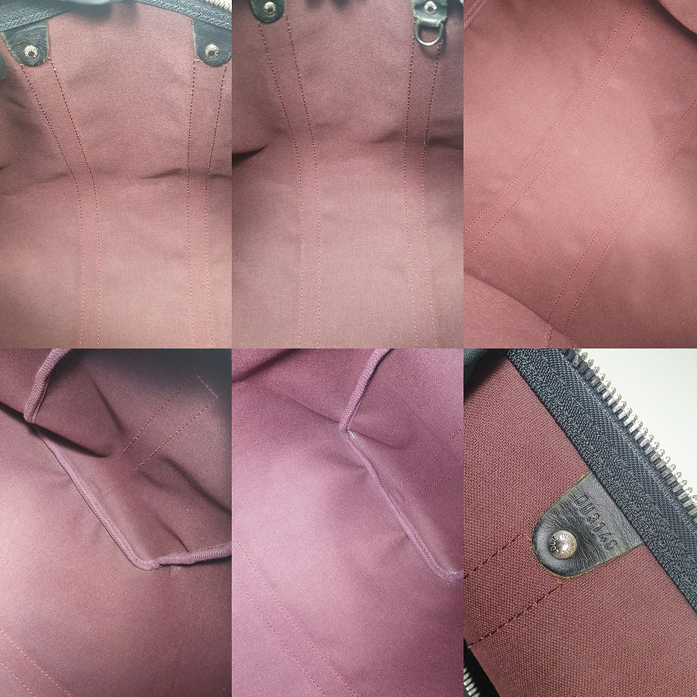 Thumbnail: LOUIS VUITTON Keepall Macassar Bandoulier45 M56711 No Lock Key Belt CLA649