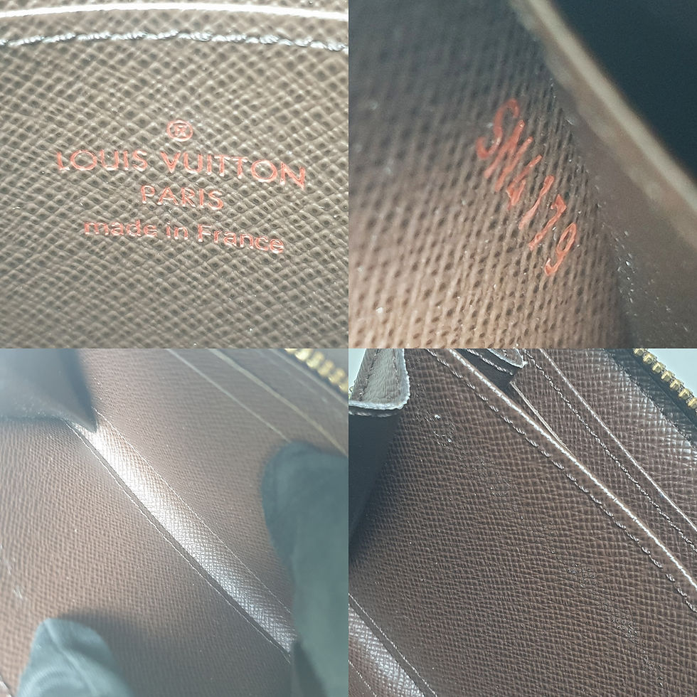 Thumbnail: LOUIS VUITTON Zippy Coin Purse Damier Ebene N63070 ALA753