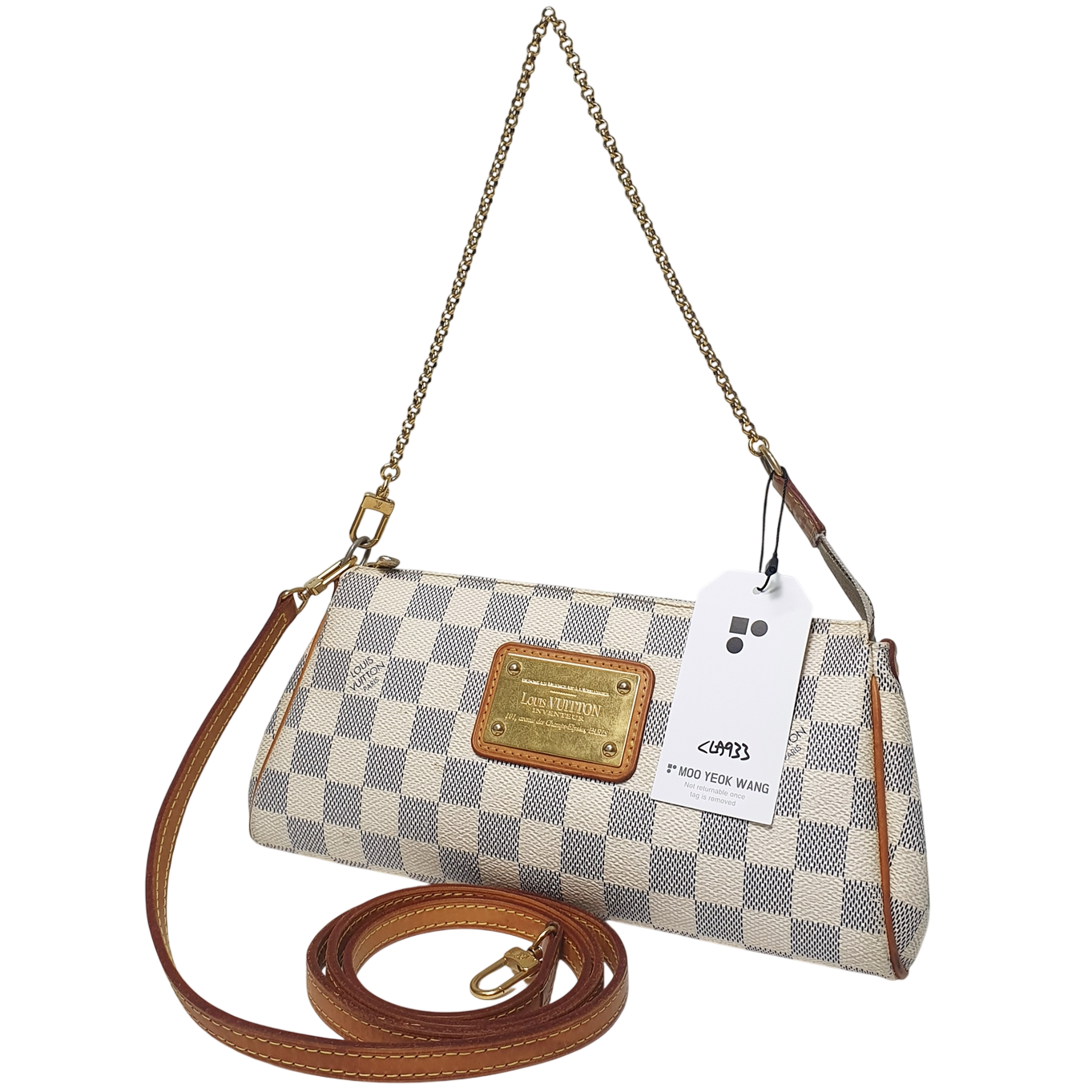 Louis Vuitton Eva Clutch Damier Azur N55214 CLA933