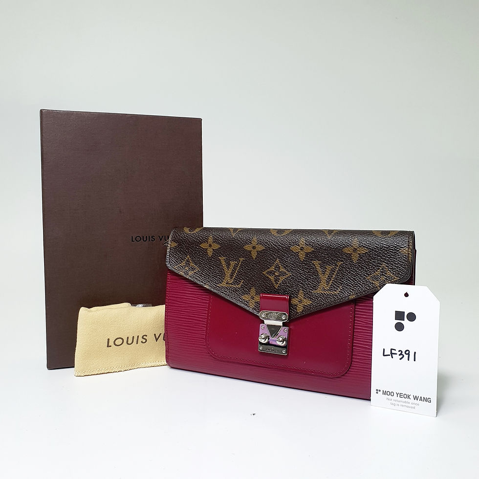 Thumbnail: LOUIS VUITTON Epi Marie Rose Monogram Fuchsia M60507 LF391