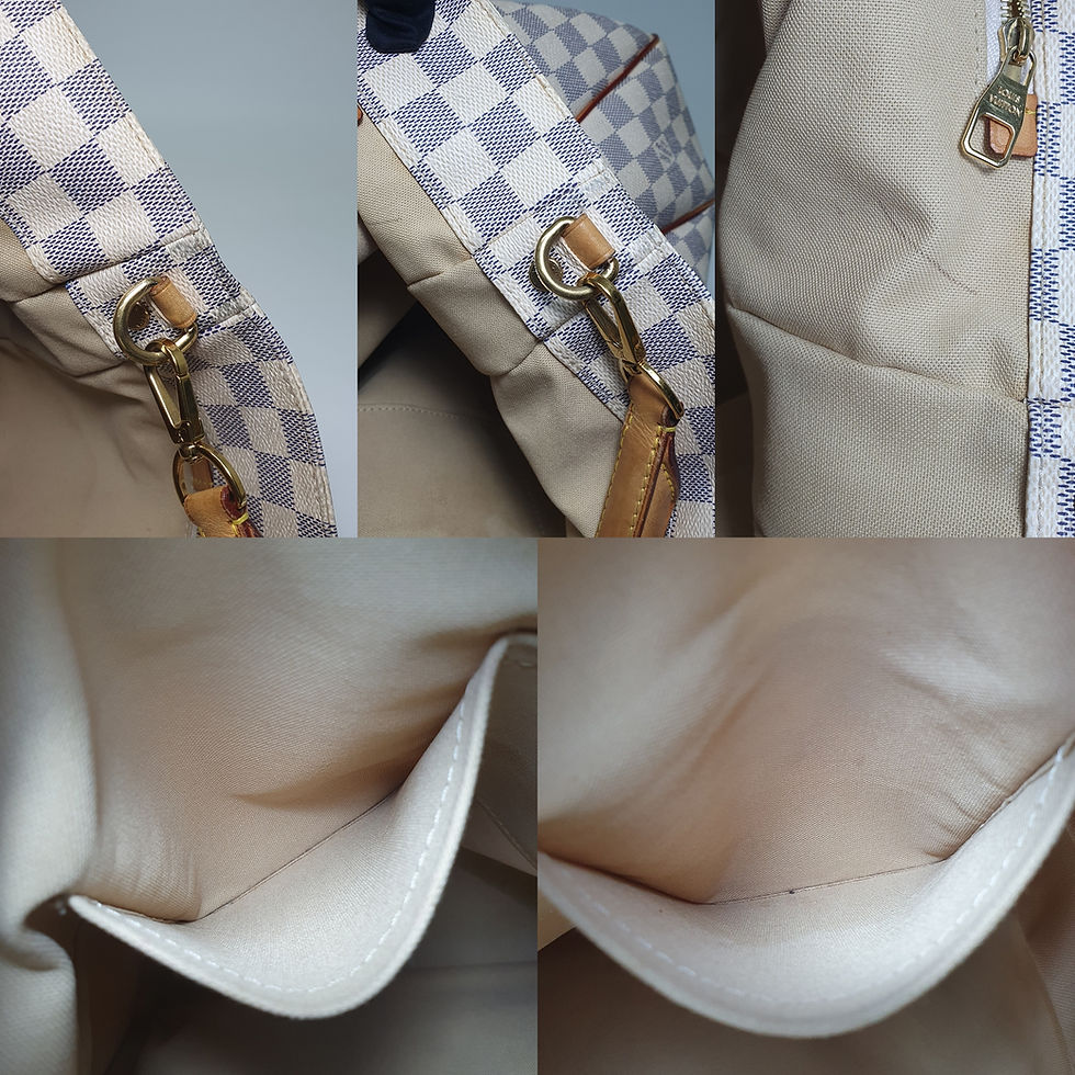 Thumbnail: Louis Vuitton Soffi Damier Azur N41216 LF667